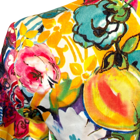 Alberto Makali Bold Color Tropical Jacket Size 2 - Picture 6 of 7